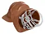 Capacete de Segurança Plastcor PLT Marrom com Carneira | CA 31469 - Imagem 2