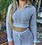 Blusa Polo Modal Ostentação Cinza - Tamanho Único - Imagem 1