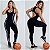 Macacão Fitness Feminino Modelador Premium com Recorte Costas - Imagem 1