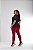 Blusa Fitness Plus Size Tule Preta Academia Feminina - Imagem 2