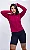 Jaqueta Fitness Feminina Dry Fit com Zíper Manga Longa Rosa - Imagem 1