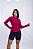 Jaqueta Fitness Feminina Dry Fit com Zíper Manga Longa Rosa - Imagem 2