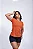 Camiseta Fitness Feminina Dry Fit Laranja Premium Academia - Imagem 1