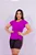 Blusa Fitness Feminina Dry Fit preto com Abertura Lateral - Imagem 2