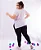 Blusa Plus Size Básica com Fenda Lateral – Conforto e Estilo no Dia a Dia - Imagem 2