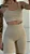 Conjunto de calça fitness sem costura 0 transparência - Imagem 1