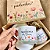 Kit Xícaras Personalizadas com Pires Para Padrinhos Floral - Imagem 3