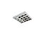 Pendente LED 10CM 5W 3000K 300LM Metal Dourado e Cristal com Cabo de 1,5M - Imagem 1