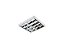 Arandela Mini Borboleta 20×14CM 8W 800LM 3000K Bivolt Metal Dourado e Acrílico com Cabo de 2M - Imagem 1