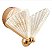 Arandela Borboleta 20x17cm 6W 3000K Bivolt Metal Dourado e Acrílico - Imagem 1