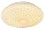 Plafon de Sobrepor LED Redondo 18W 3000K Bivolt Ø35x12cm Metal e Vidro Branco - Imagem 1