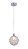 Pendente de Metal Cromado e Cristal 12cm com Soquete G9 e Cabo de 1,5m - Imagem 1