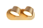Arandela Luz Direta e Indireta 26×12cm 28W 3000K 2800LM Bivolt Metal Dourado e Acrílico - Imagem 1
