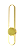 Arandela LED 60cm 25W 1750lm 3000K Bivolt Metal Bronze e Silicone - Imagem 1