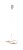 Pendente LED Ø20×18CM 20W 1400LM 3000K Bivolt Metal Branco e Silicone - Imagem 1