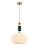 Pendente de Teto E27 Metal e Vidro Branco com Detalhes em Cerâmica e Cabo de 2M - Imagem 1