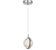 Pendente de Teto LED 7W 3000K Bivolt Metal Cromado e Cristal com Cabo de 1,5m - Imagem 1