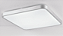 Plafon LED 120W 9000lm Multitemperatura Bivolt Metal Prata e Acrílico - Imagem 1
