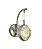 Arandela de Parede 7W 3000K 700lm Bivolt em Metal Cromado e Cristal - Imagem 1
