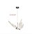 Pendente Mini Borboleta 24x18cm 8W 800lm 3000K Bivolt Metal Cromado e Acrílico com Cabo de 2m - Imagem 1