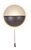 Arandela LED 15CM 10W 3000K 800LM Bivolt Metal Preto e Acrílico - Imagem 1