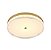 Plafon LED Redondo 60W 3000K/4500K/6000K 4800LM Bivolt Metal Dourado Escovado e Acrílico 40cm - Imagem 1