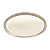 Plafon Redondo 50cm 120W LED Multitemperatura Bivolt Metal Dourado e Acrílico - Imagem 1