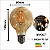 Lâmpada Filamento Led Âmbar 4w G80 Retrô - Imagem 2