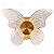 ARANDELA ACRILICO BUTTERFLY 8W 4000K - Imagem 1