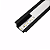Perfil Slim com Led Acoplado de Embutir Preto 3000K - 2 Metros - Imagem 1