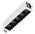 Mini Spot De Embutir Pontual 10w 800lm Branco C/ Preto 3000k - Imagem 1
