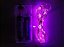 Cordão de cobre 50 LEDs fio de fada 5 metros roxo pilha - Uso interno - Imagem 1