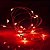 Cordão de Cobre 50 LEDs Fio de Fada 5 Metros Vermelho à Pilha - Uso Interno - Imagem 2