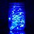 Cordão de Cobre 100 LEDs Fio de Fada 10 Metros Azul Pilha - Imagem 2