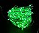 Cordão de Cobre 100 LEDs Fio de Fada 10 Metros Verde Pilha e USB - Imagem 1