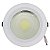 Luminária Painel COB LED de Embutir Redondo 30W Branco Quente - Imagem 2