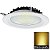 Luminária Painel COB LED de Embutir Redondo 30W Branco Quente - Imagem 1