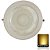 Luminária Painel Cob LED 50W Embutir Redondo Branco Quente - Imagem 1