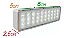 Luminária de Emergência 2W 6500K 30 LEDs Bivolt - Imagem 3