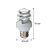 Lâmpada LED Milho 5W E27 Bivolt 3000K Branco Quente - Imagem 2