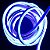 Mangueira de LED Neon Azul IP65 Rolo com 100 Metros - 220V - Imagem 1