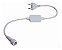 Rabicho Plug para Mangueira LED Redonda 2 Fios Bivolt até 12mm - Imagem 1