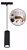 PENDENTE LED TRILHO MAGNETICO 6W PRETO - Imagem 1
