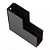 CONECTOR TRILHO PAREDE / TETO MAGNETICO PRETO - Imagem 1