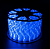Mangueira de LED Redonda azul 11mm 24 LEDs por Metro 220V (Rolo de 50 Metros) - Imagem 1