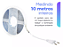 Fita Led 127V C/ 120 Leds 24W/Metro Rolo 10M Branco quente 3000K IP44 - Ligação Direta - Imagem 3