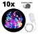 Kit com 1000 Fio de Fada Cordão Cobre 10 LED 1M Colorido - Imagem 1