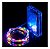Kit com 200 Fio de Fada Cordão Cobre 50 LED 5M Colorido Pilha AA - Imagem 1