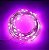 Kit com 200 Fio de fada Cordão Cobre 100 LED 10M Pilha AA Rosa - Imagem 1