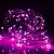 Kit com 50 Fio de Fada Cordão Cobre 200 LED 4M Roxo Bivolt - Imagem 1
